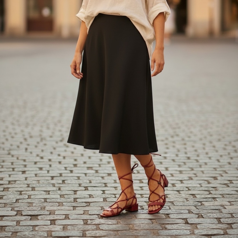 Paula Torres Elegant Brazil Leather Havana  Sandals